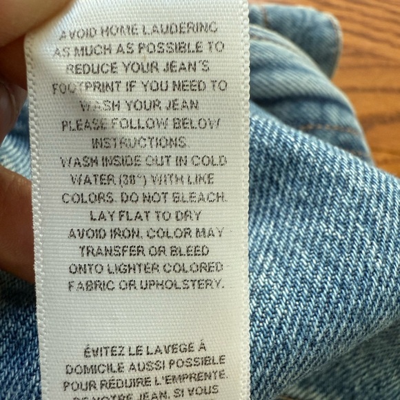 FRAME Cargo Pocket Denim Mini Skirt Utility Y2K Casual Jean Grunge Streetwear 25 - Picture 6 of 6